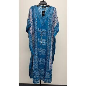 Silky caftan, never worn!